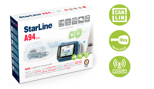 StarLine A94 CAN+LIN GSMАвтомобильныйохранно-телематический комплекс фото