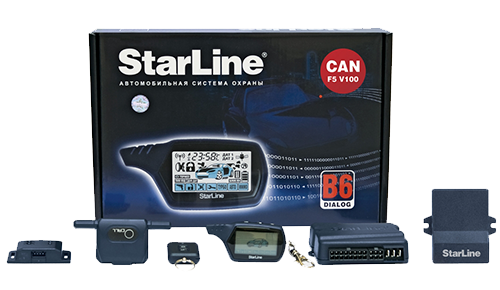 StarLine B6 Dialog CAN F5 V100Автомобильнаяохранно-телематическая система фото